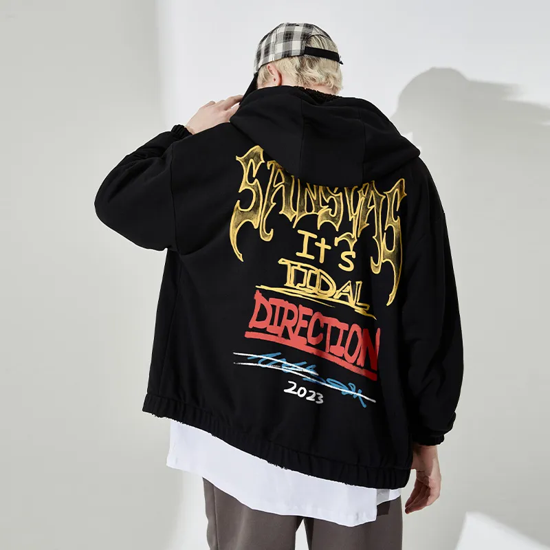 SANSYAS Jackets Unisex Black-7