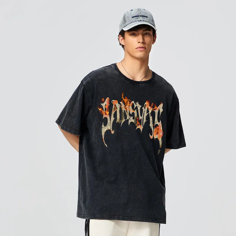 SANSYAS T Shirts Unisex Black-2