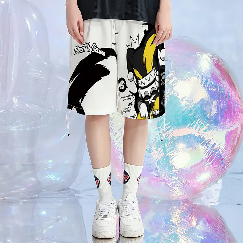 SANSYAS Casual Shorts Unisex White-4