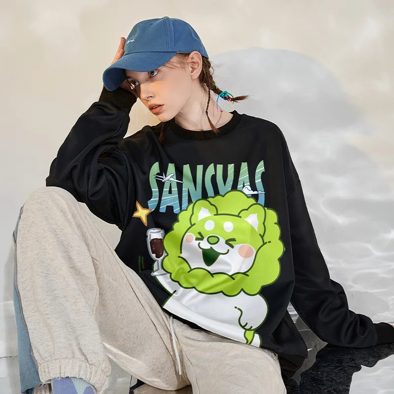 SANSYAS Vegetable Genie Co branded Model Sweatshirts Unisex-4