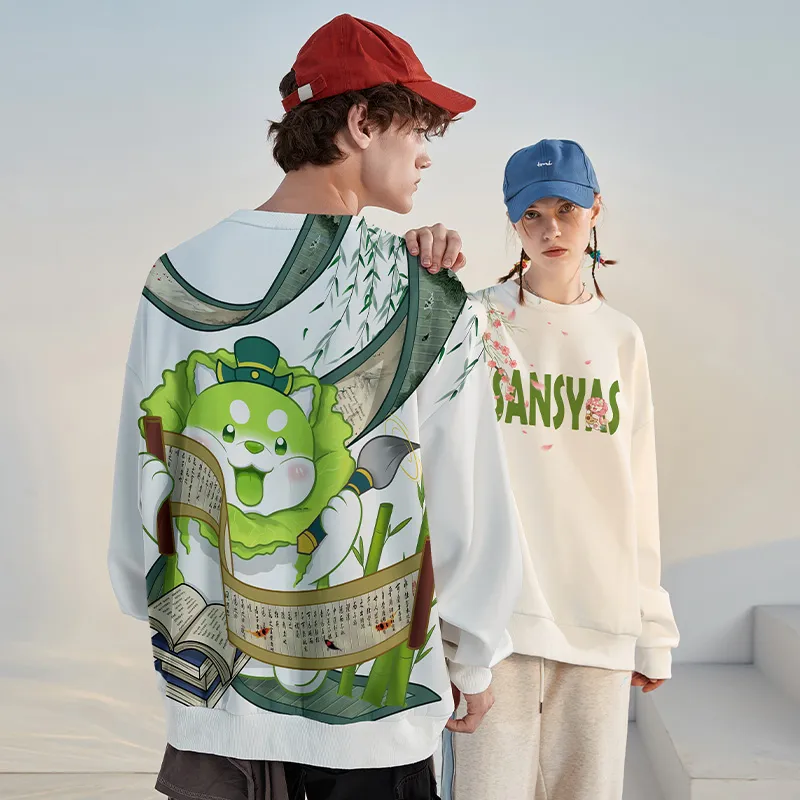 SANSYAS Vegetable Genie Co branded Model Sweatshirts Unisex-4