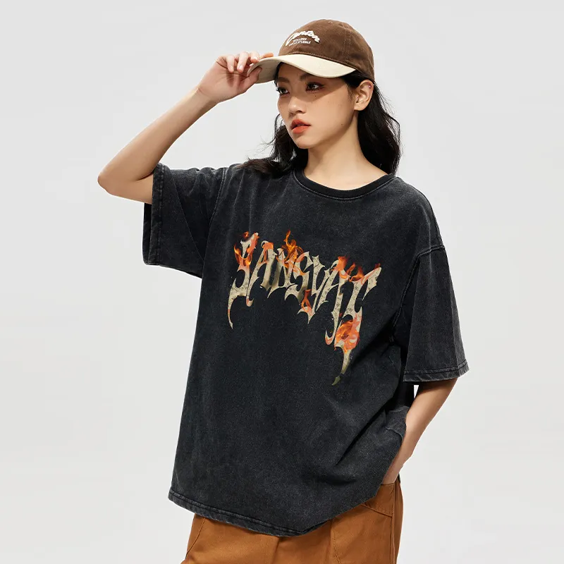 SANSYAS T Shirts Unisex Black-4