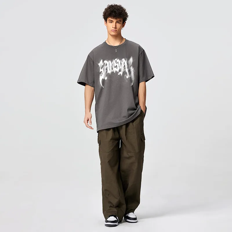 SANSYAS T-Shirts Unisex Dark Gray-2