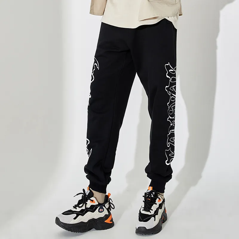 SANSYAS Casual Pants Unisex Black-6