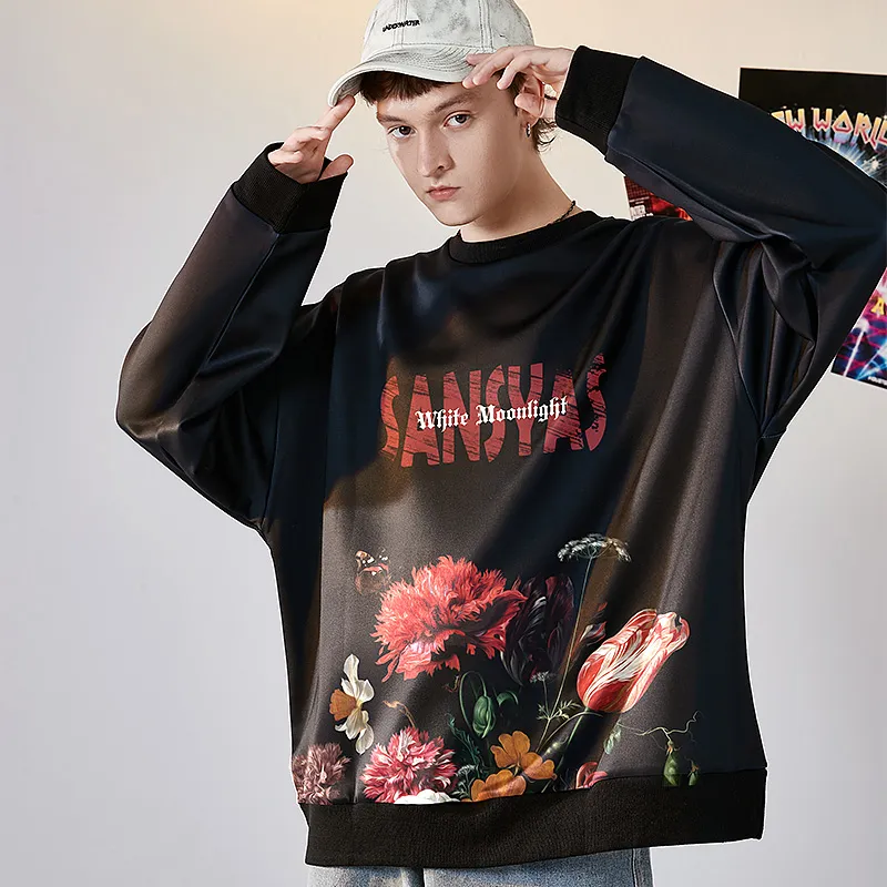SANSYAS Sweatshirts Unisex Black-5