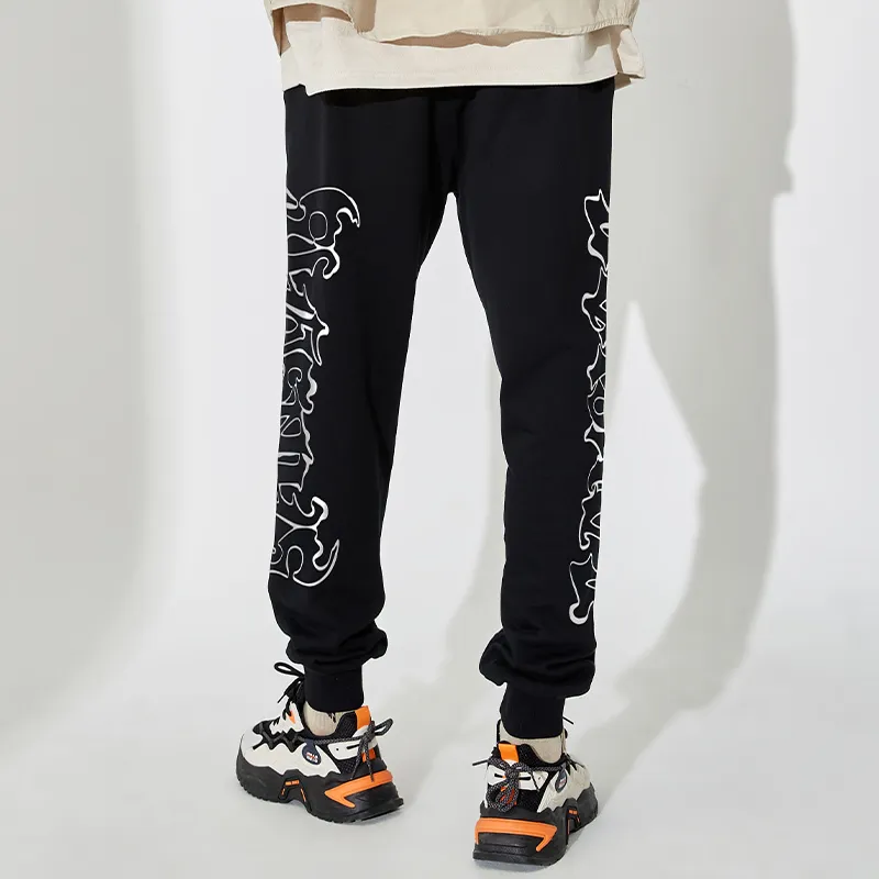 SANSYAS Casual Pants Unisex Black-4