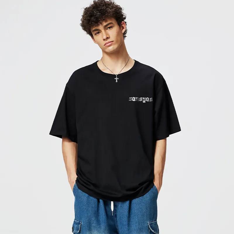 SANSYAS T Shirts Unisex Black-2