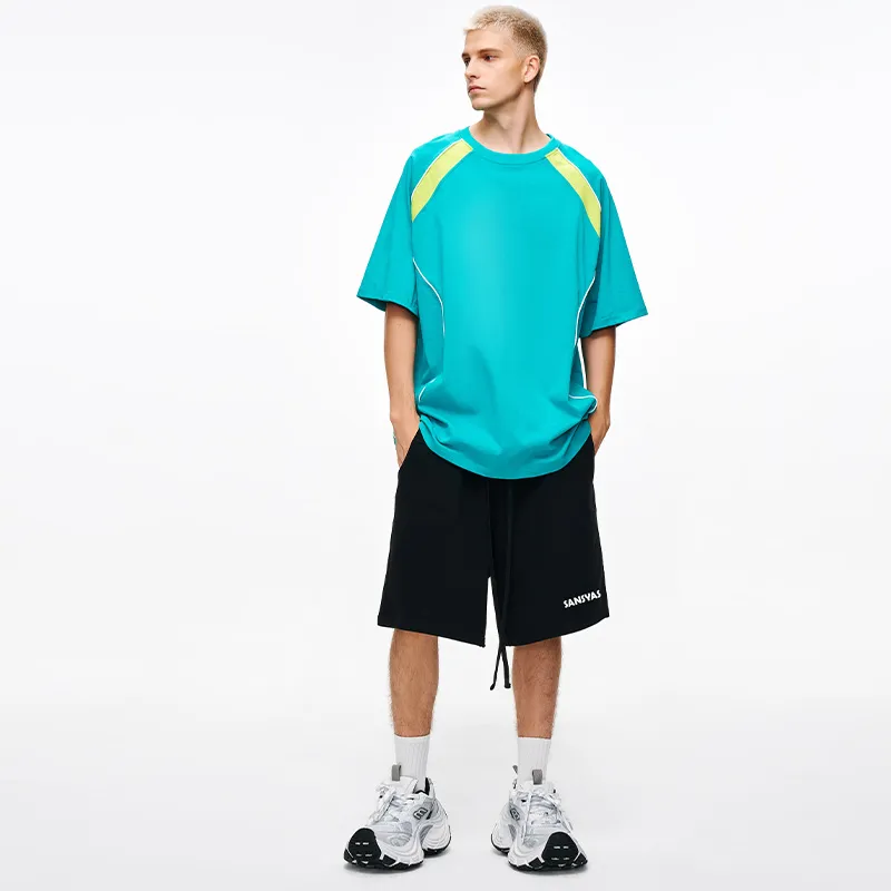 SANSYAS Casual Shorts Unisex Black-4