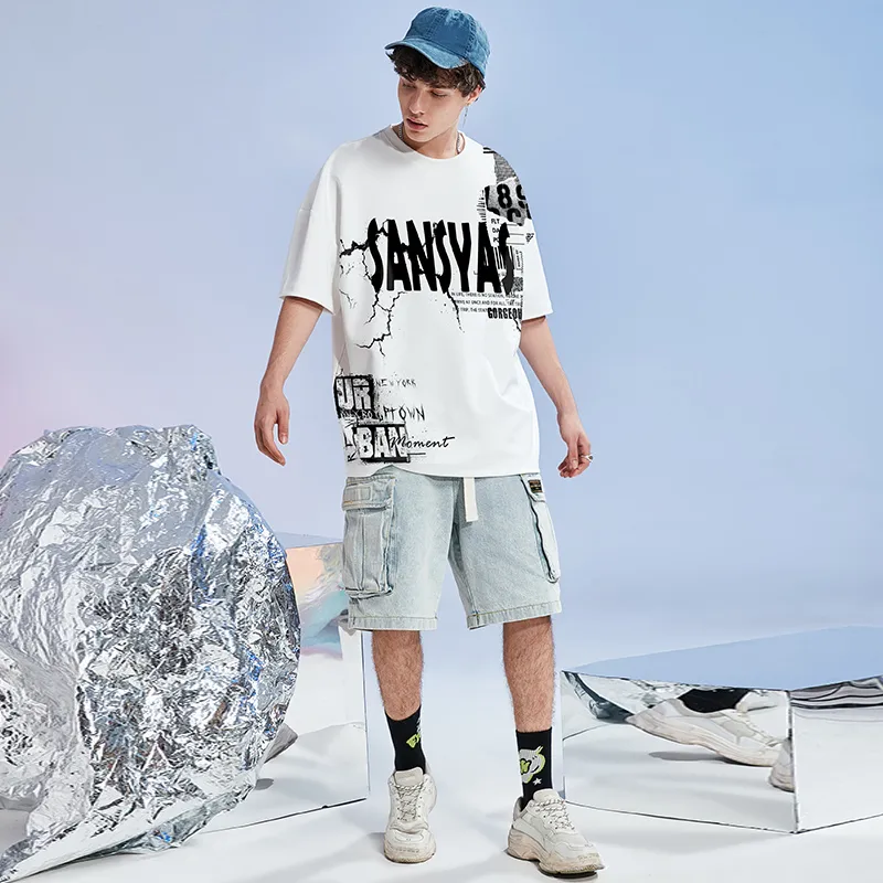SANSYAS T Shirts Unisex White-3