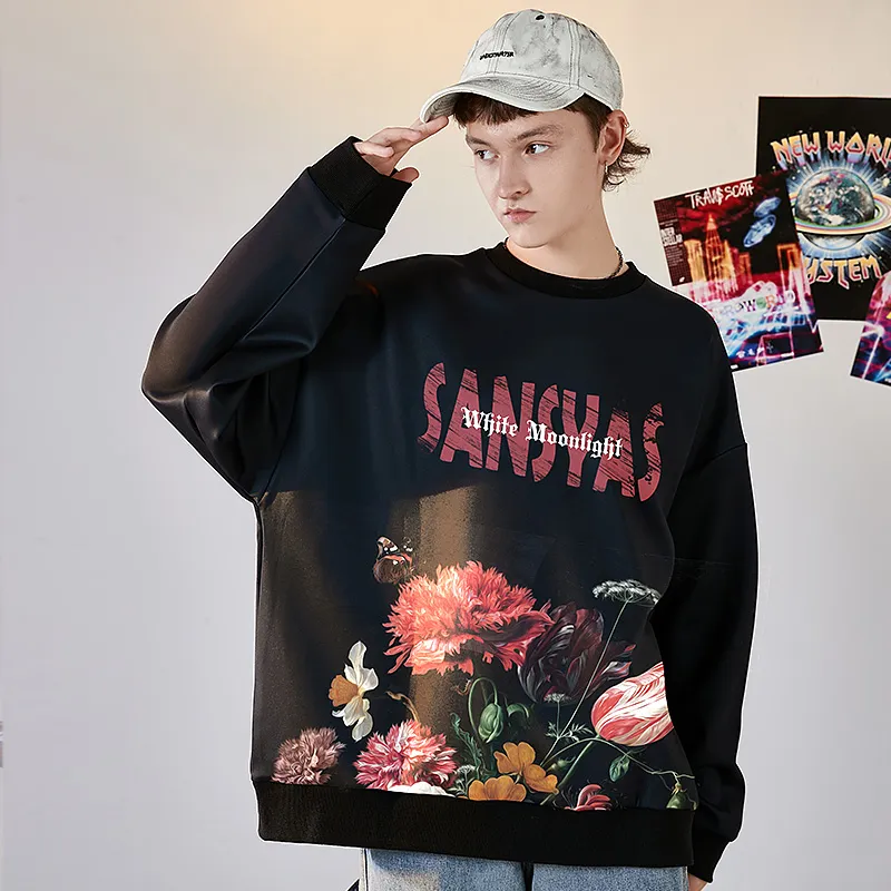 SANSYAS Sweatshirts Unisex Black-9