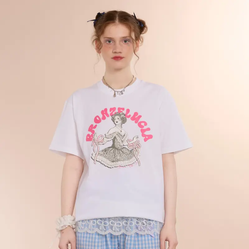 Bronze Lucia T Shirts Unisex White-1