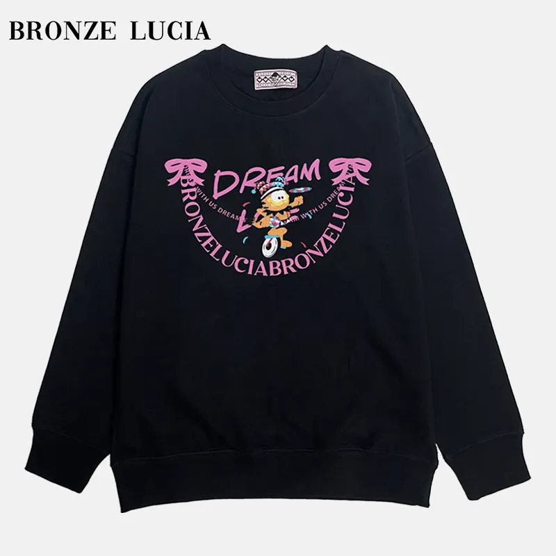 Bronze Lucia x JIAFEIMAO,LIANMINGKUAN Sweatshirt Unisex Black-5