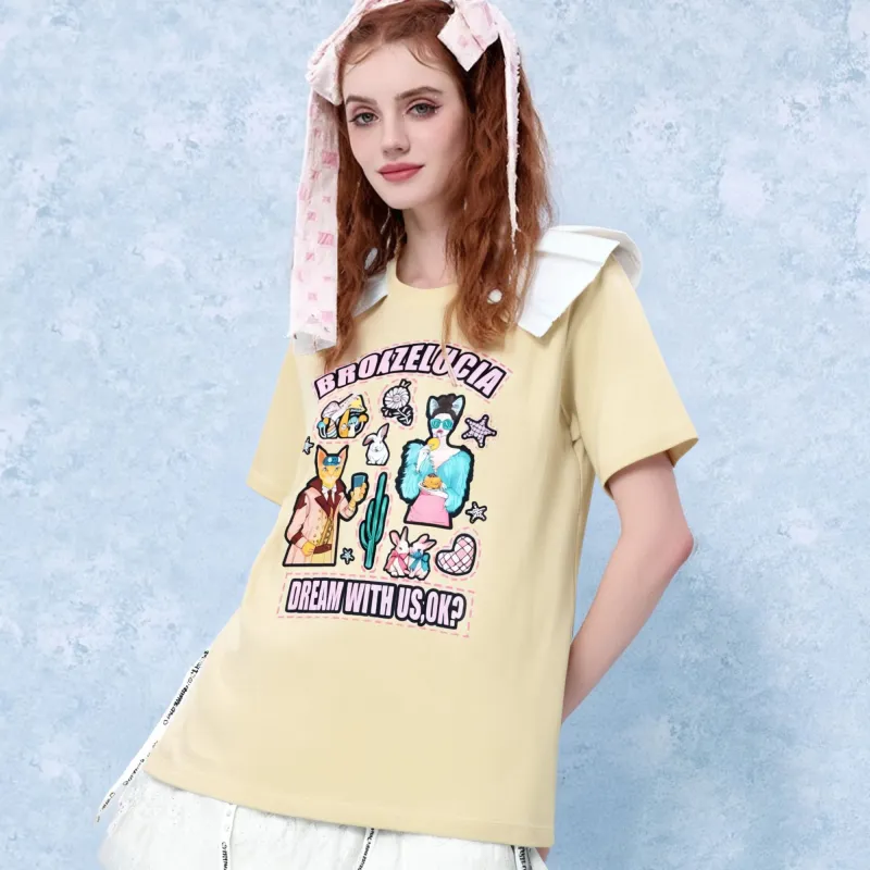 Bronze Lucia T Shirts Women's Champagne-2