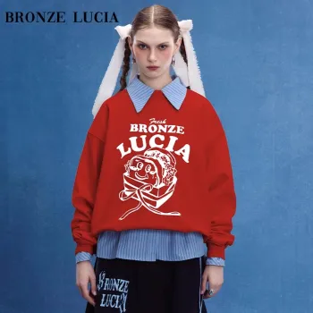 Bronze Lucia Sweatshirt Unisex Red