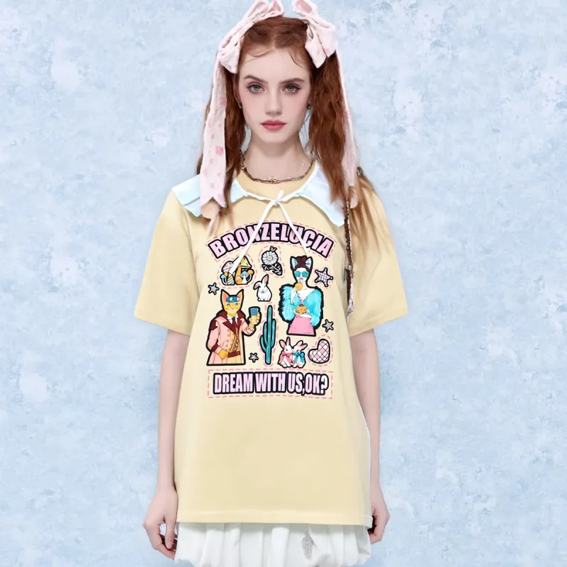 Bronze Lucia T Shirts Women's Champagne-1