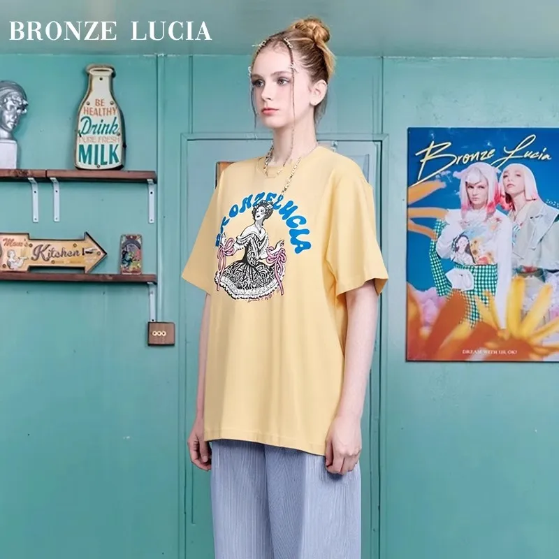 Bronze Lucia T-Shirts Unisex Yellow-2
