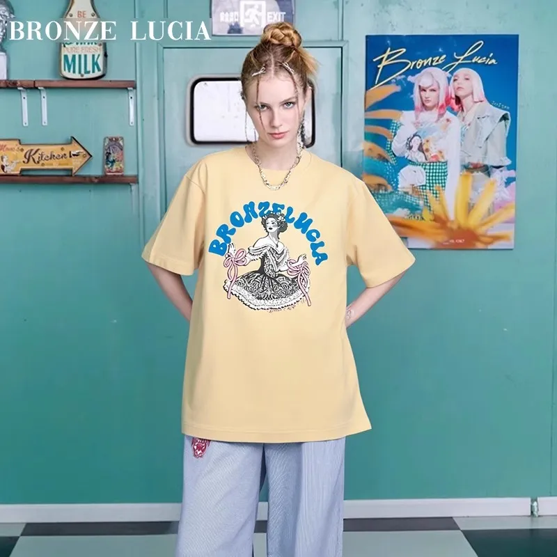 Bronze Lucia T-Shirts Unisex Yellow-1