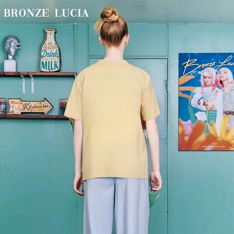 Bronze Lucia T-Shirts Unisex Yellow-3