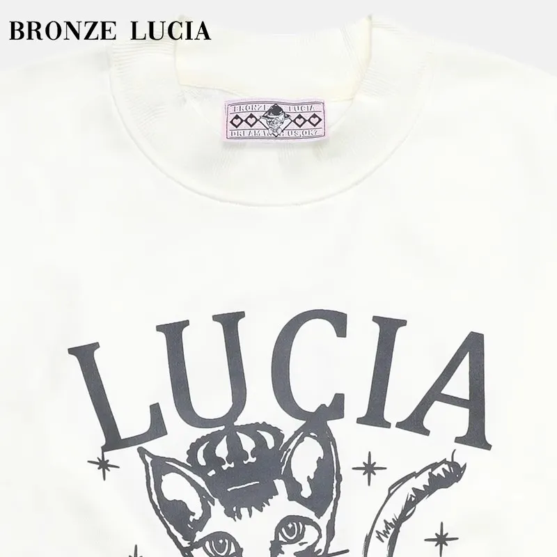Bronze Lucia Sweatshirt Unisex White-4