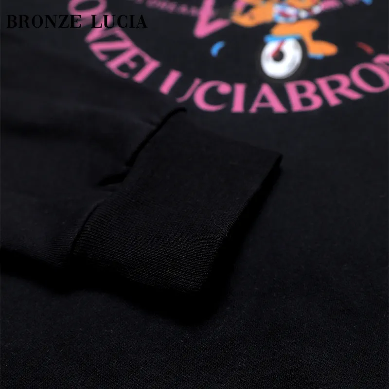 Bronze Lucia x JIAFEIMAO,LIANMINGKUAN Sweatshirt Unisex Black-3