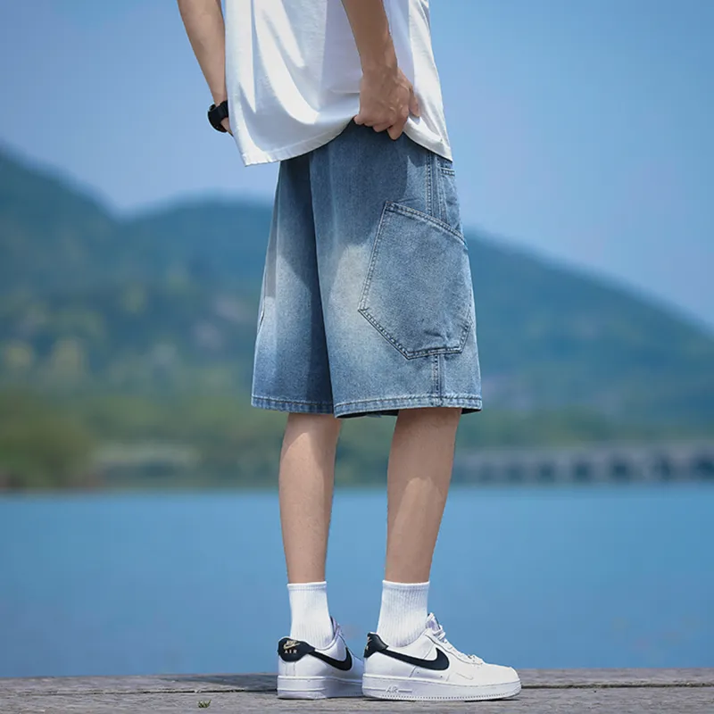 G.M BONNEY Denim Shorts Unisex-3
