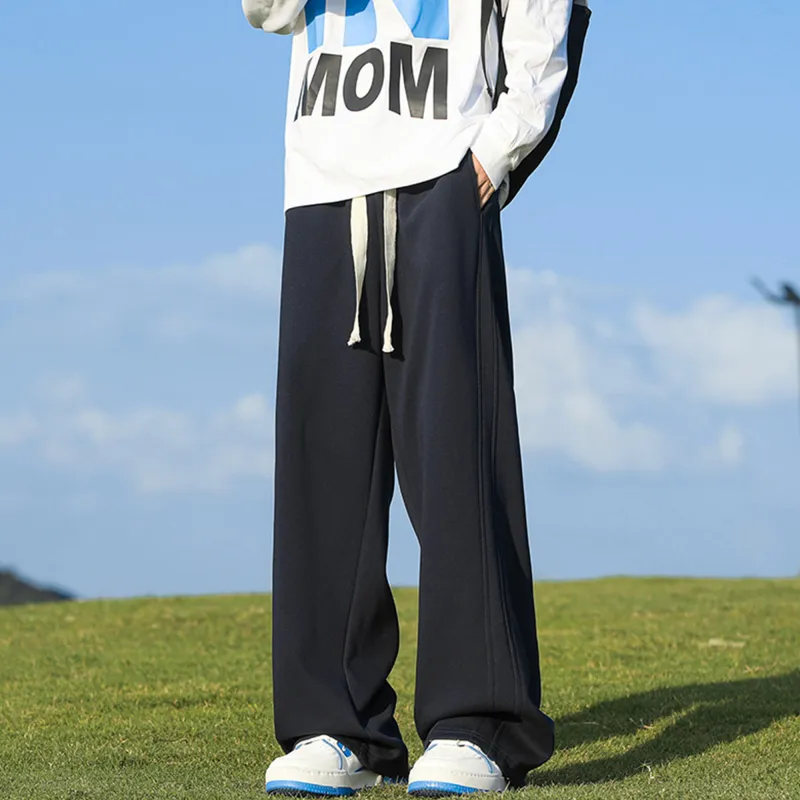 PAINT STAIN Knitted Sweatpants Unisex-49