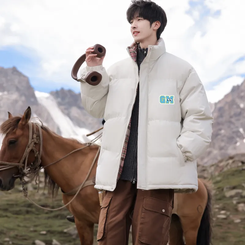G.M BONNEY Puffer Jacket Coat Unisex-33