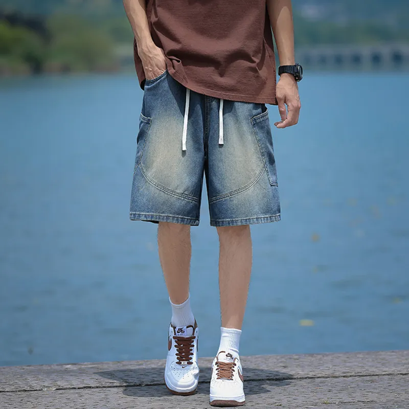 G.M BONNEY Denim Shorts Unisex-6