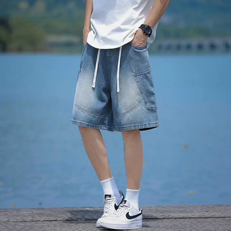 G.M BONNEY Denim Shorts Unisex-2