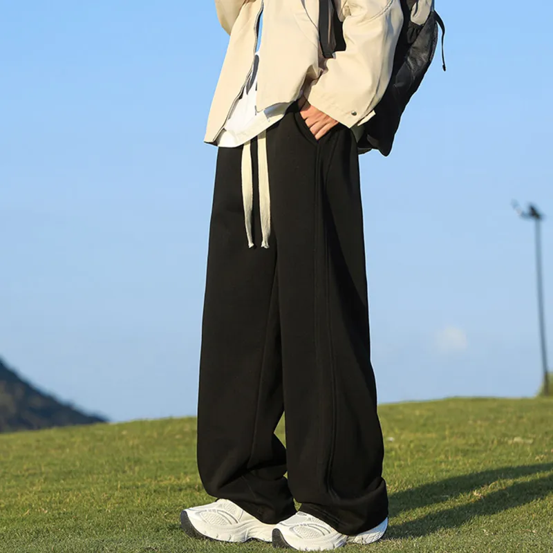 PAINT STAIN Knitted Sweatpants Unisex-4
