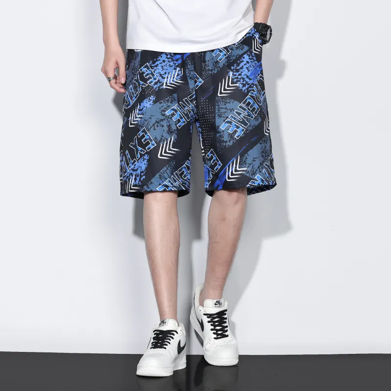 G.M BONNEY Beach Shorts Unisex Black-2