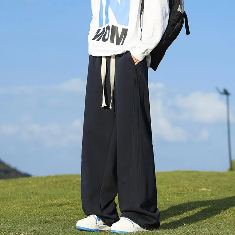 PAINT STAIN Knitted Sweatpants Unisex-51