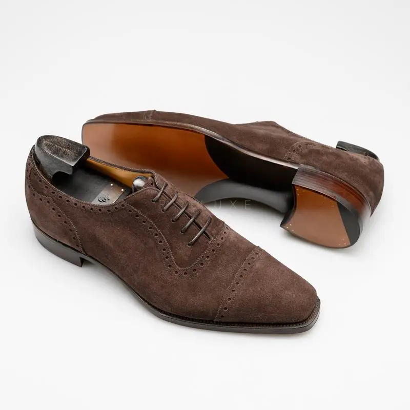 GAZIANO GIRLING St.James II Dress Shoes Men's Black/Brown-10