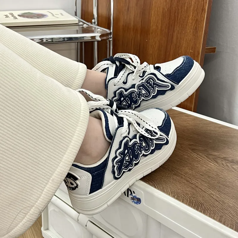Take The Qin Wear Resistant Lightweight Height Increasing Low Top Skateboard Shoes Unisex-3