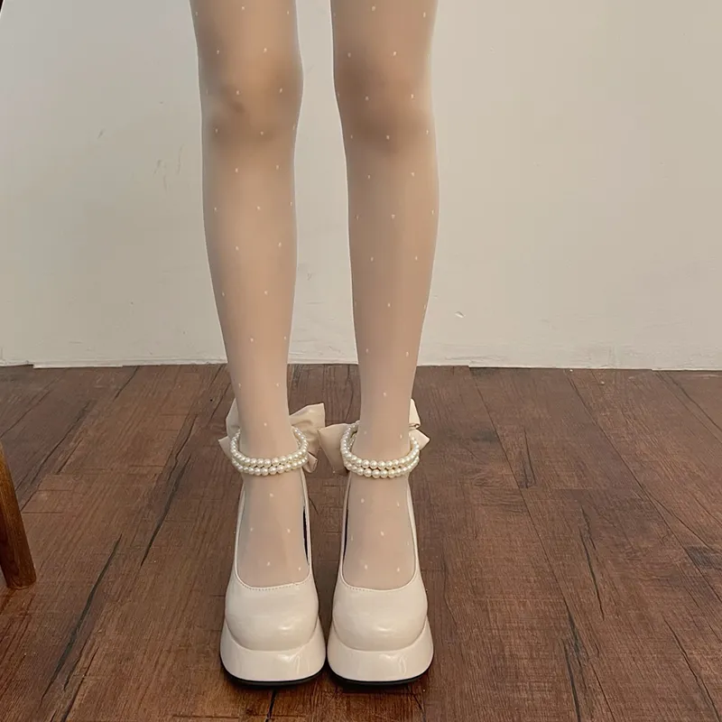 Take The Qin Chunky Heel High Heels Women's-5