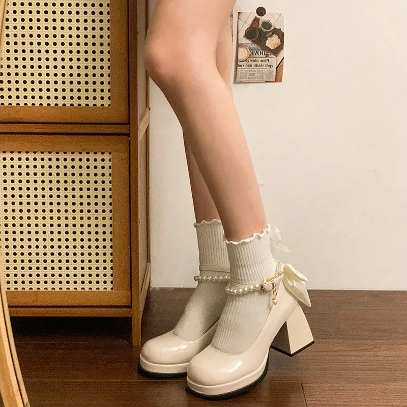 Take The Qin Chunky Heel Mary Jane Shoes Women's-40