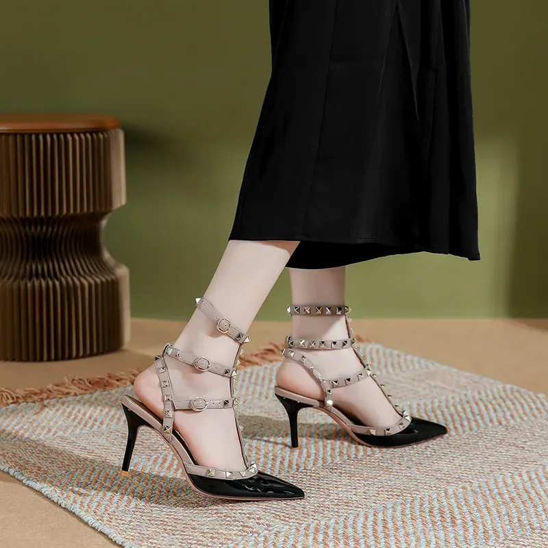 Take The Qin Slim Heel High Heels Women's-21