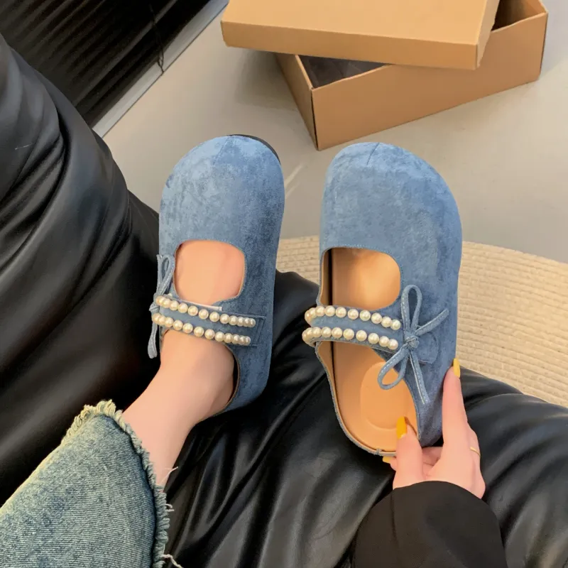 Take The Qin Rubber Sole Slip Resistant Closed Toe Slippers Women's Gift Box Set-21