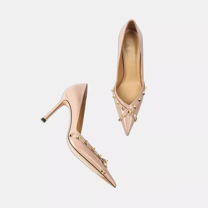 Take The Qin Slim Heel High Heels 8cm Women's-4
