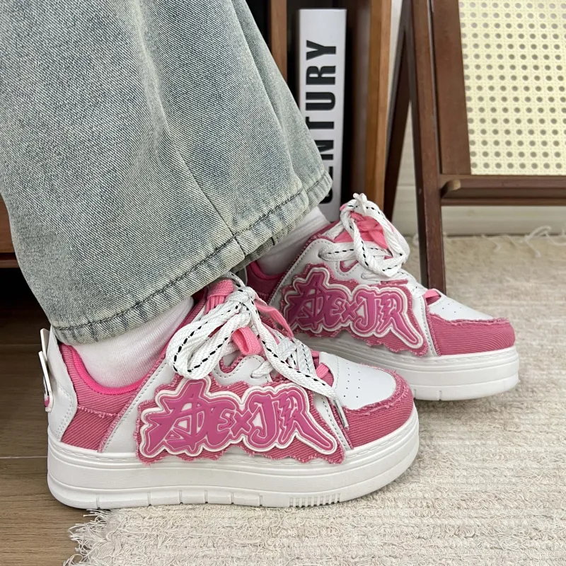 Take The Qin Wear Resistant Lightweight Height Increasing Low Top Skateboard Shoes Unisex-9