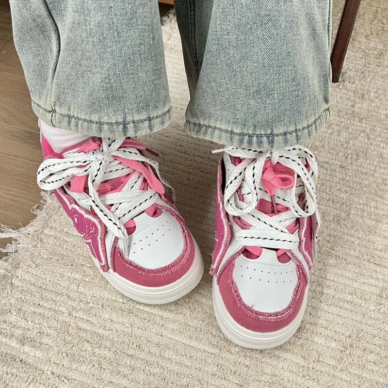 Take The Qin Wear Resistant Lightweight Height Increasing Low Top Skateboard Shoes Unisex-8