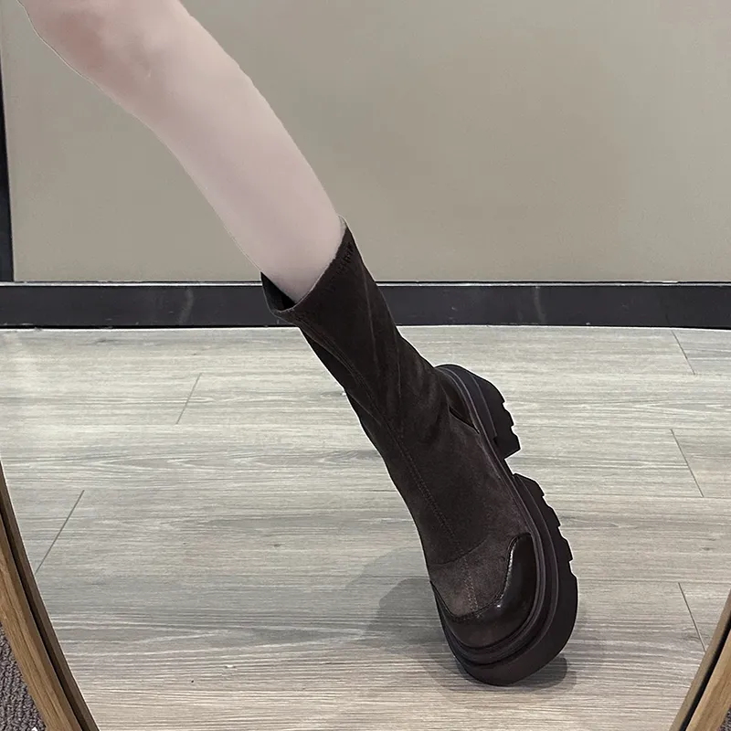 Take The Qin Ankle Boots 6.5cm Women's Black-9