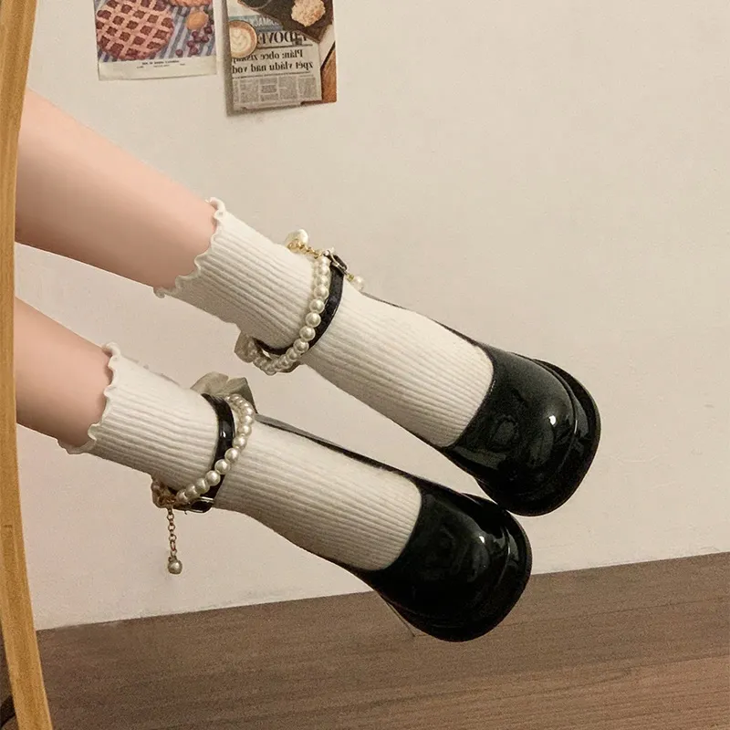 Take The Qin Chunky Heel Mary Jane Shoes Women's-33