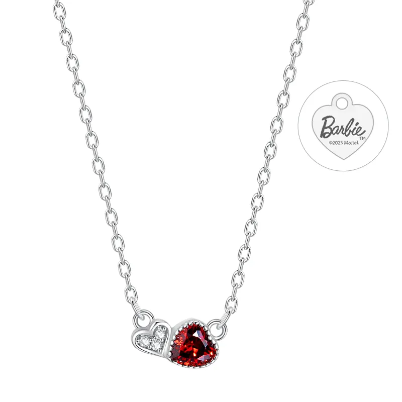 Barbie Alloy, Synthetic Cubic Zirconia Necklaces Women's-1