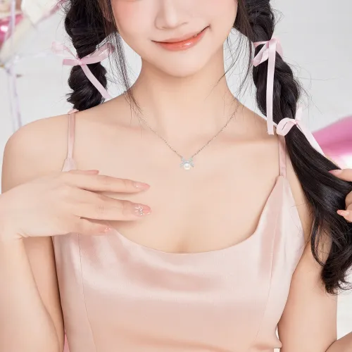 Barbie Synthetic Cubic Zirconia Necklaces Unisex