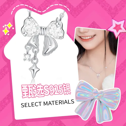 Barbie S925 Silver Necklaces Women's