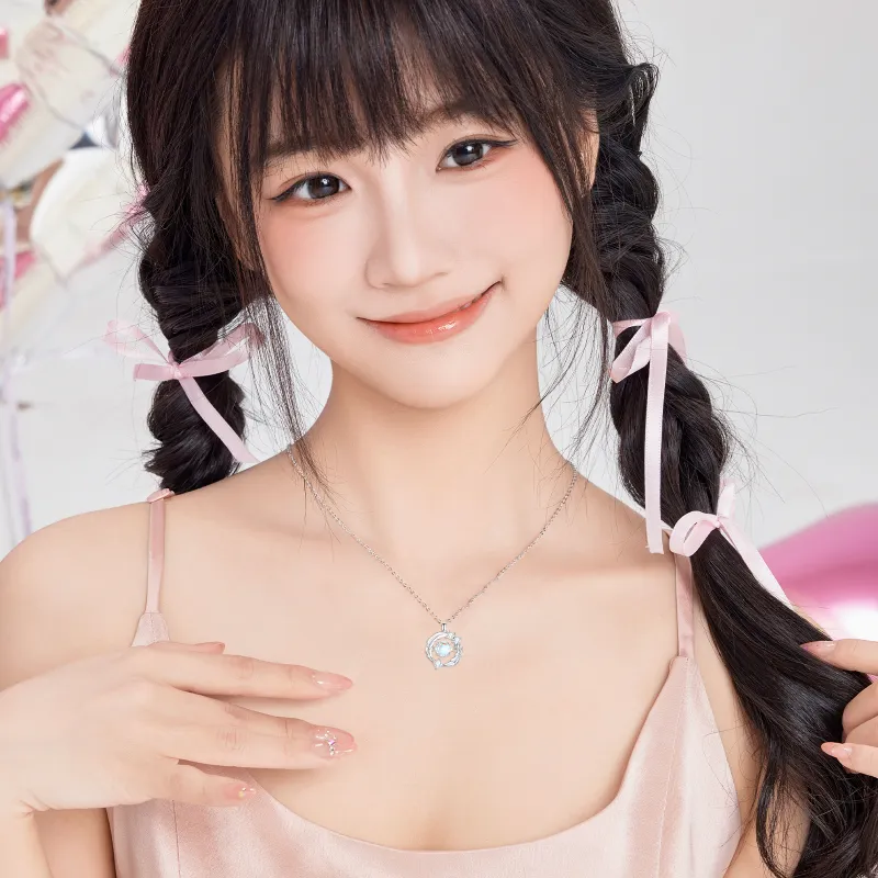 Barbie S925 Silver Necklaces Unisex-3
