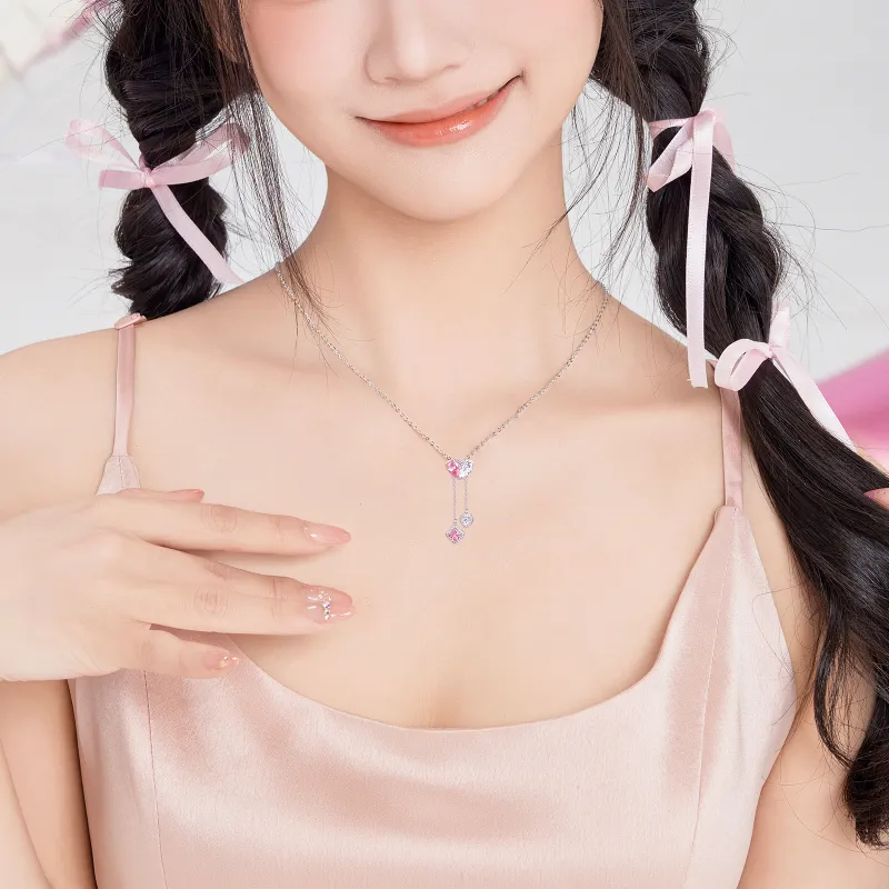 Barbie Synthetic Cubic Zirconia Necklaces Women's-3
