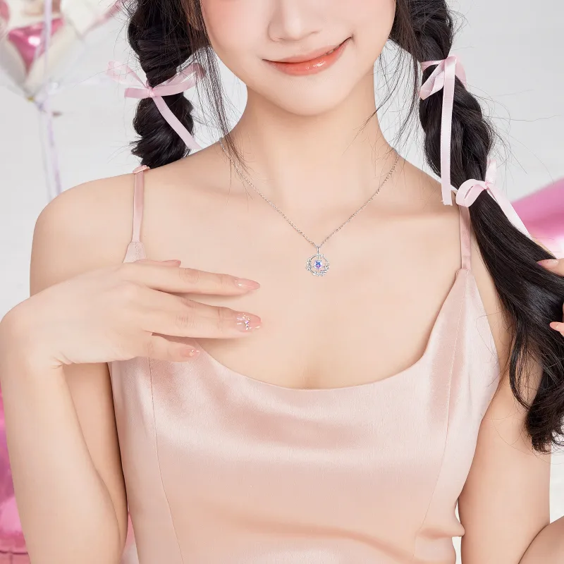 Barbie S925 Silver Necklaces Unisex-4
