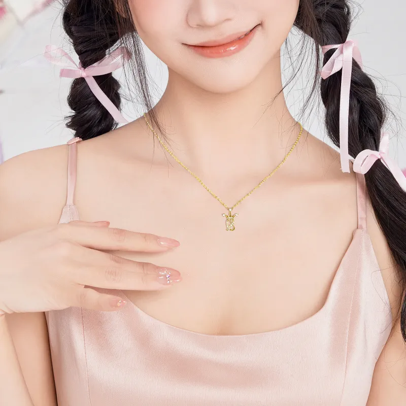 Barbie S925 Silver Necklaces Unisex-3